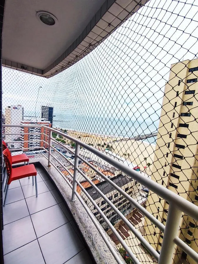 Flat Beira Mar Apartman Fortaleza  Brazília